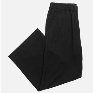 Black Linen Keaton Trousers